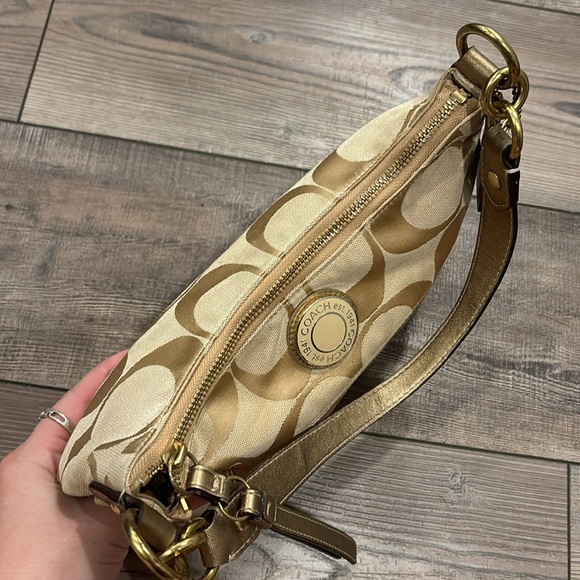 Coach Signature Multi-Stripe Demi Hobo Crossbody Bag - Picture 5 of 11